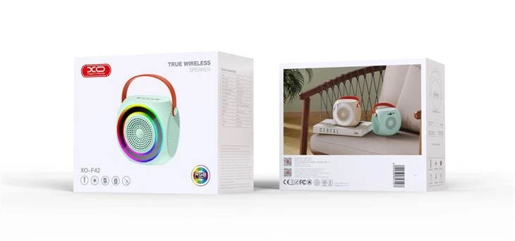 XO F42 Dazzling RGB Bluetooth Karaoke Stereo With Microphone